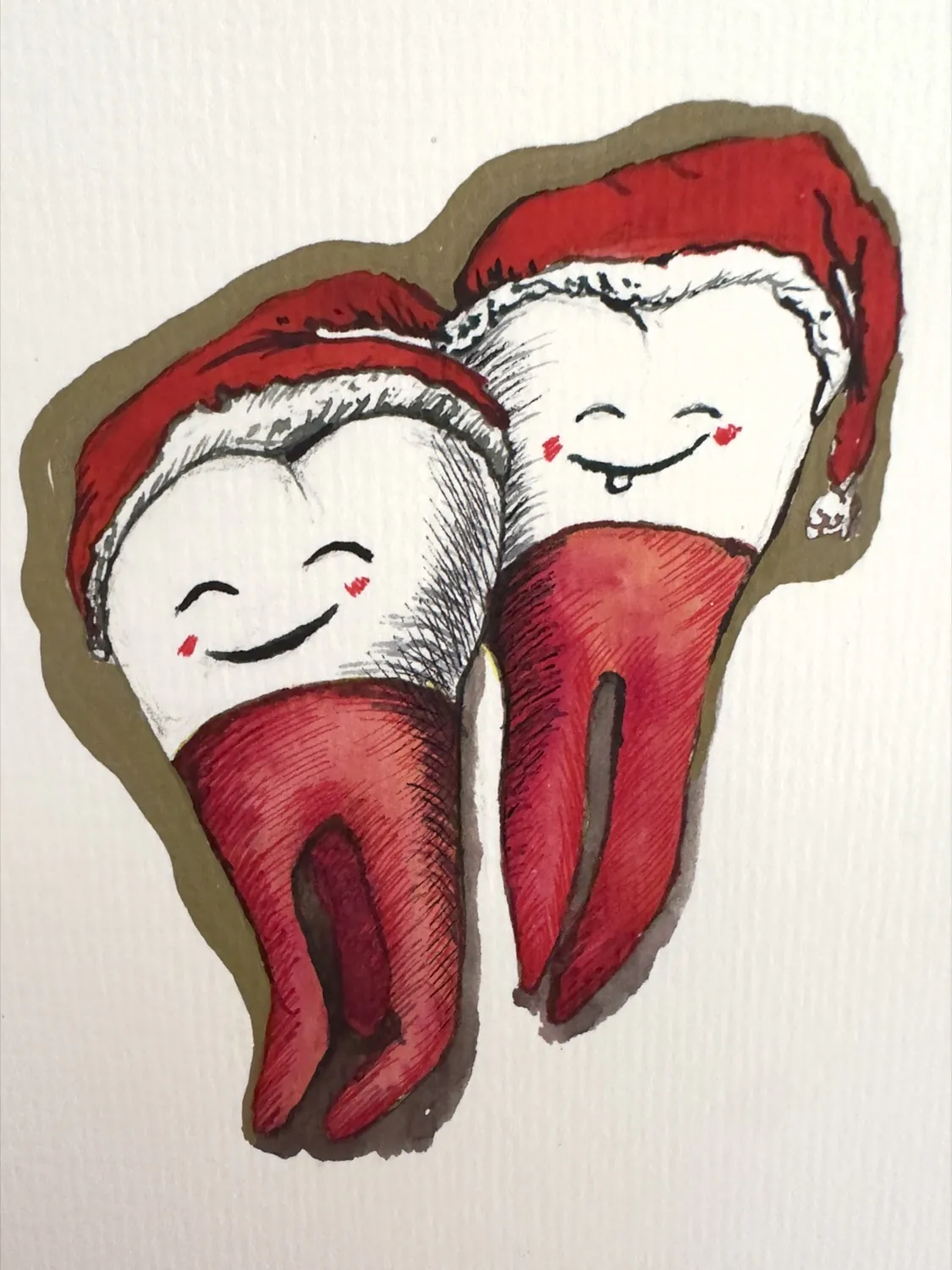 Festive painting template 4